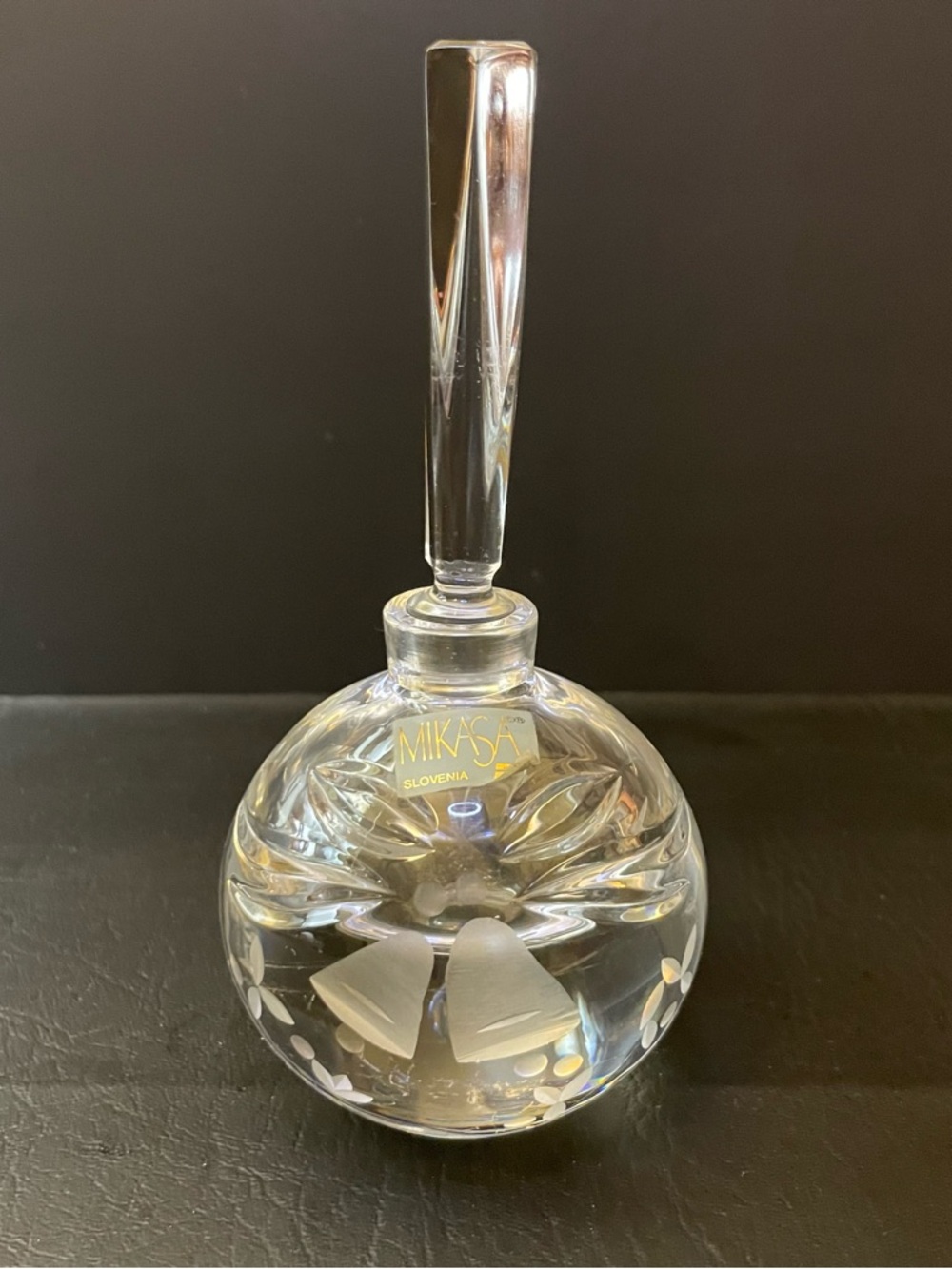 MIKASA Slovenia Cut Crystal Perfume With Stopper